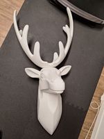Wanddeko Seltenes Ausstellungsstück Hirschkopf Hirsch 120 cm