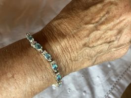 Vintage Armband mit synthetischen Steinen von Avon