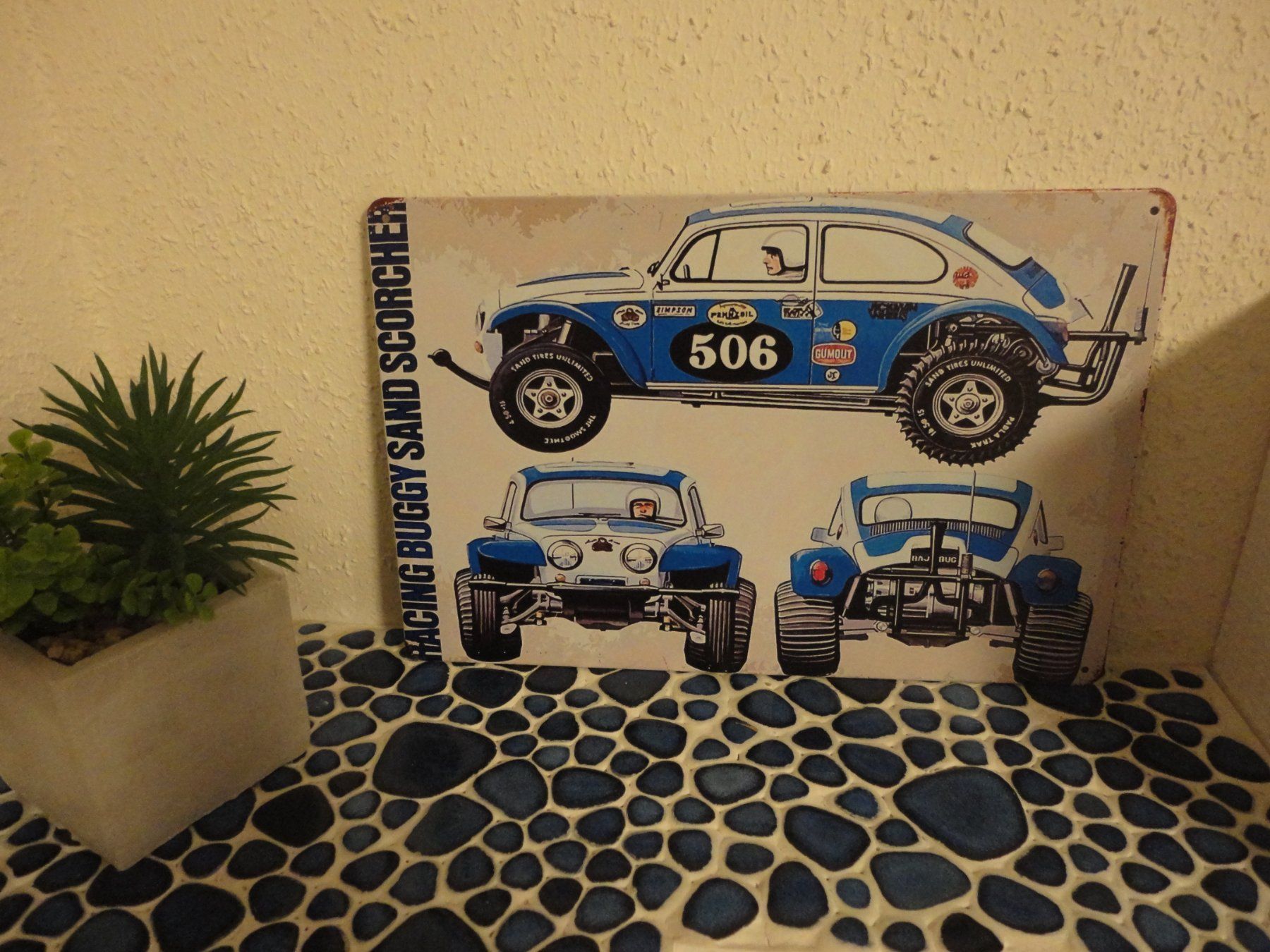 Modellismo RC: Blechschild, Sand Scorcher! Retro! – Nuovo e nell'imballaggio originale da Horgen venduto da RcModell 1