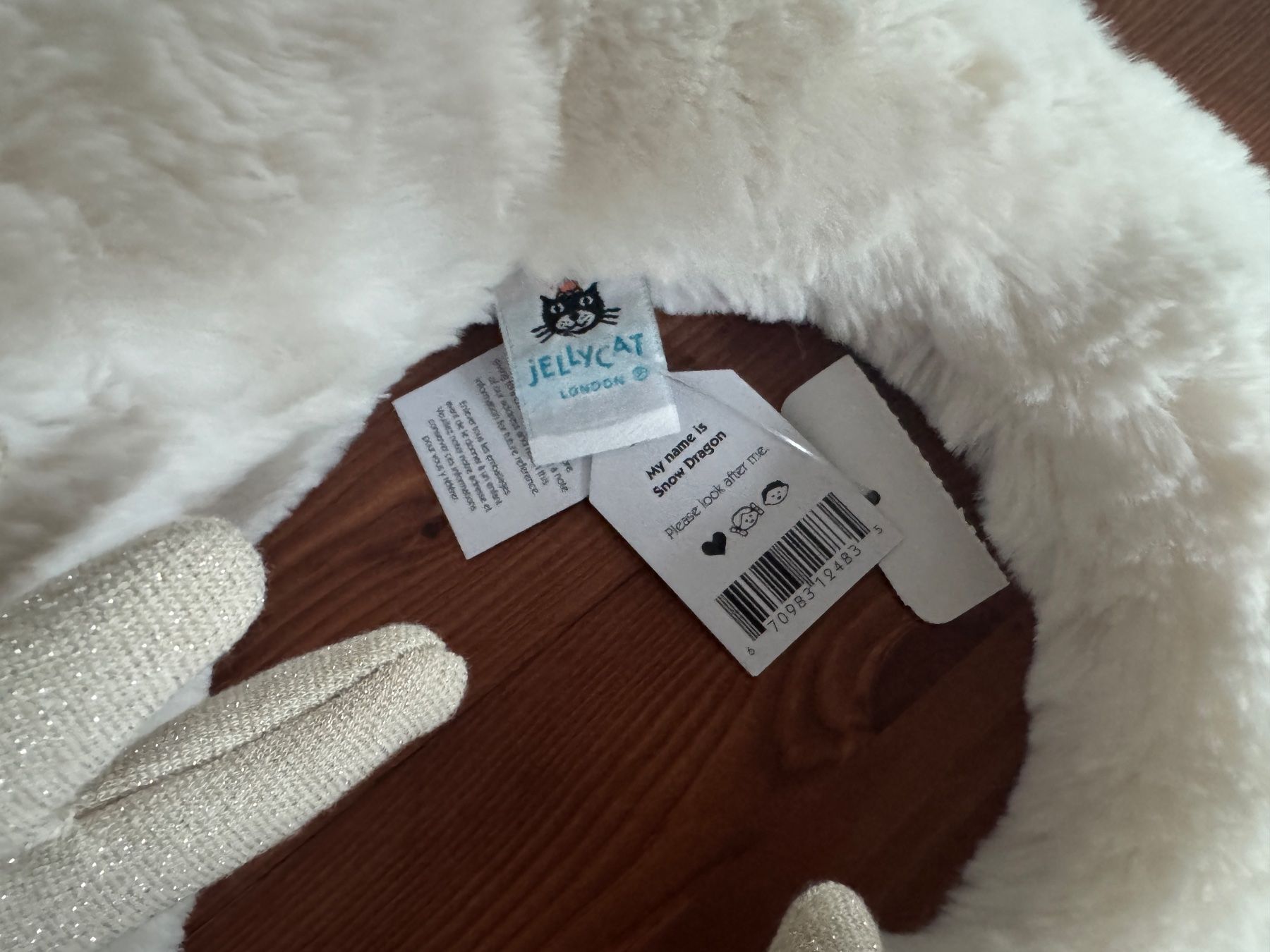 Jellycat Giocattoli: Jellycat Large Snow Dragon – Nuovo e nell'imballaggio originale da Glattbrugg venduto da Risingangel 3