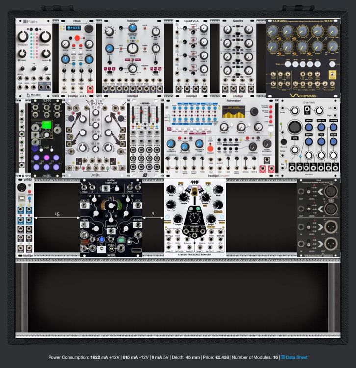 Strumenti musicali: MODULARSYSTEM komplett – mit High-End Case, top gepflegt! – Usato da Basel venduto da ciskokid 2