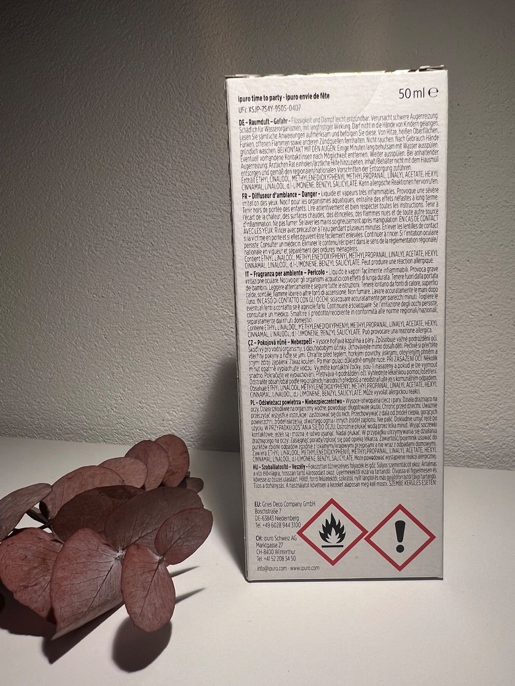Ipuro Duftöldiffusoren: Raumdiffusor 50ml TIME TO PARTY - Ipuro – Neu und originalverpackt aus Vaduz von NotNeeded 3