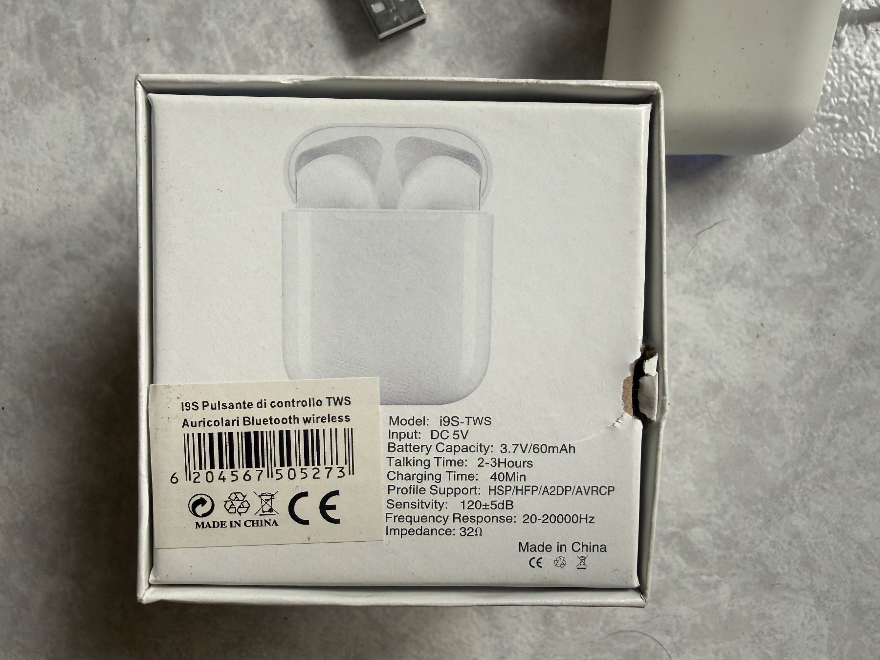 Tws Kopfhörer: Auricolari Bluetooth i9S TWS Wireless Bianchi – Gebraucht aus Monte Carasso von Ely67 1