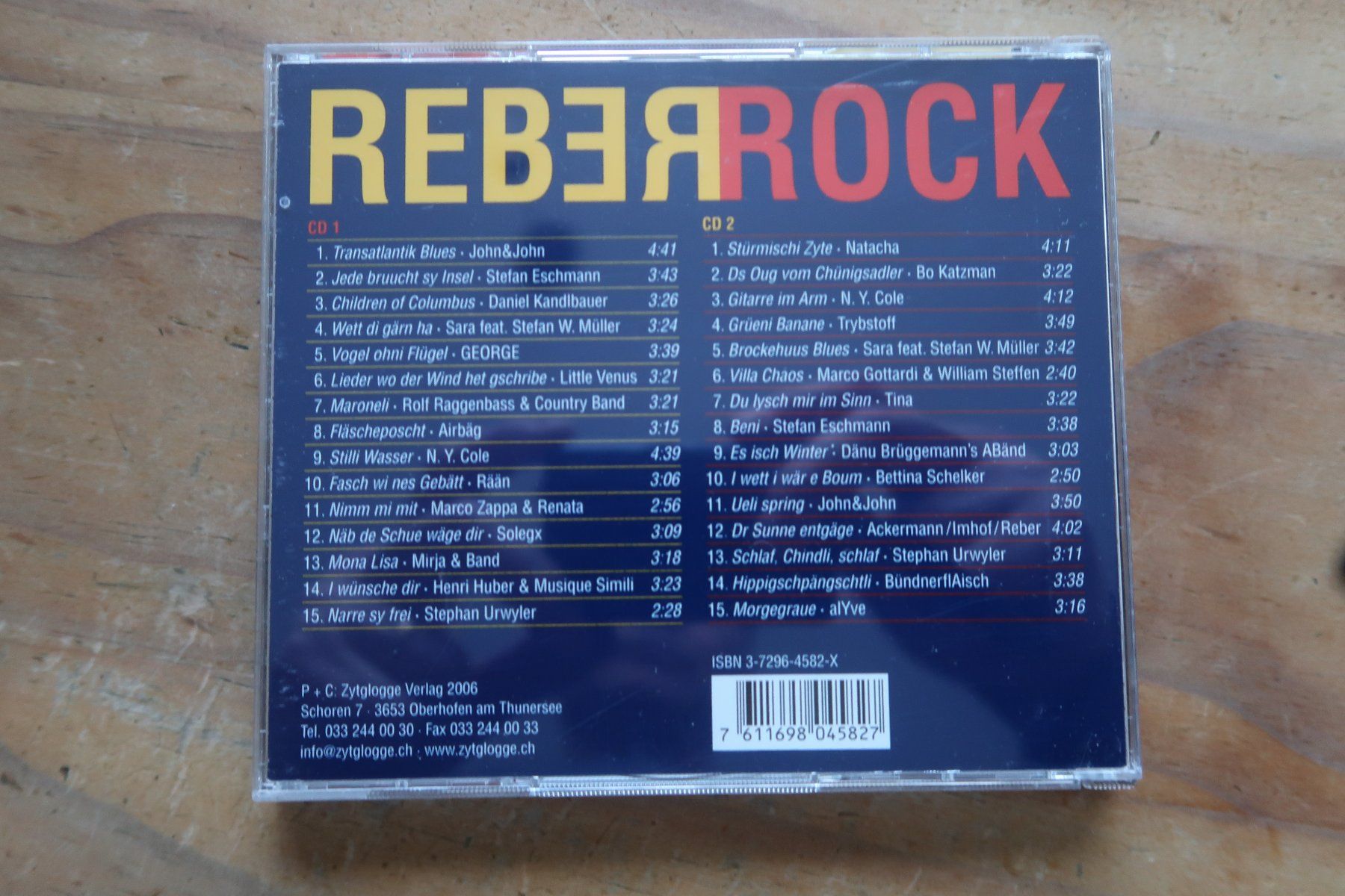 CDs: REBER ROCK - PETER REBER TRIBUTE 2x CD – Gebraucht aus Basel von Patiscat 1