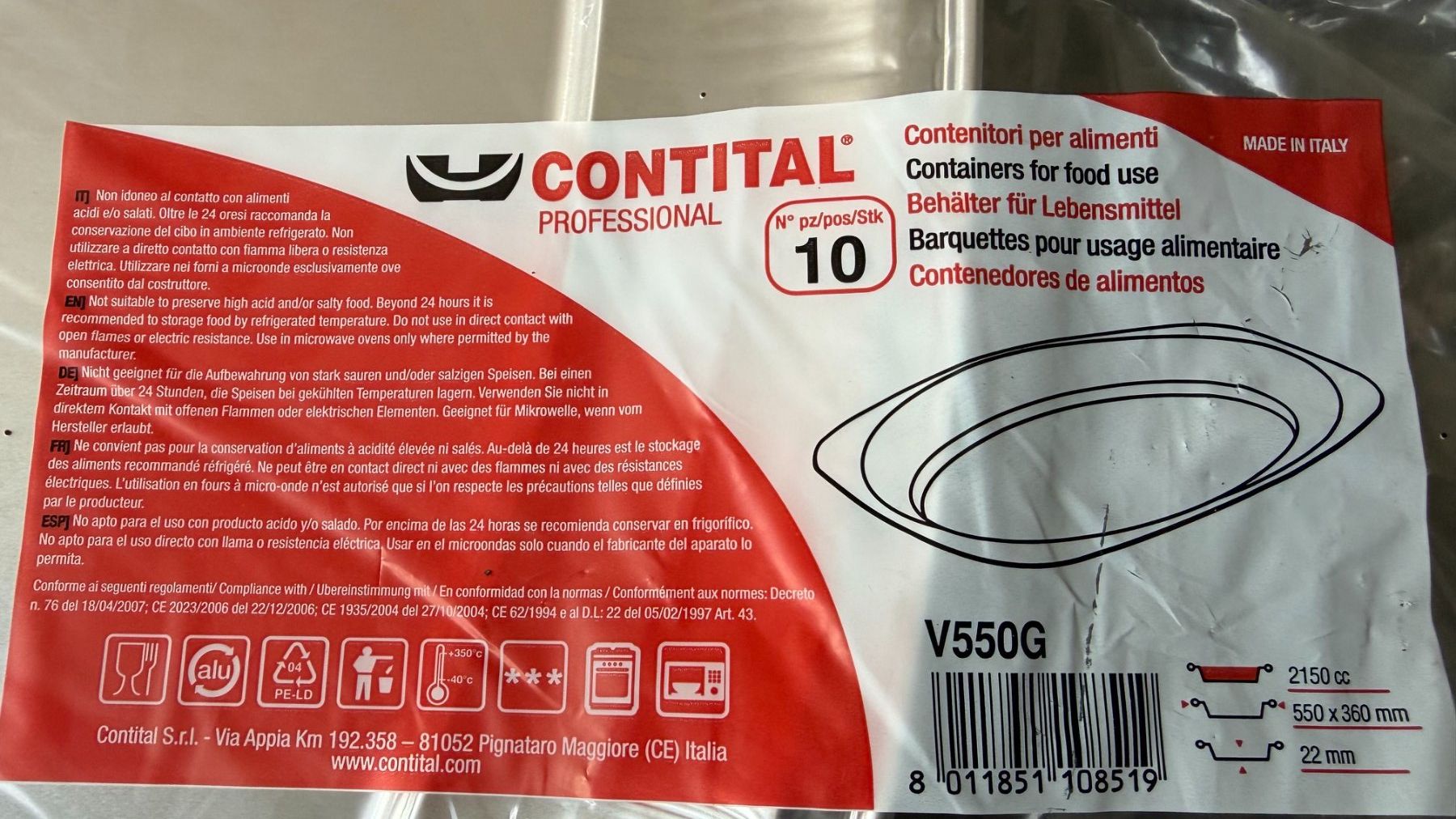 Contenitori & Simili: Lebensmittelbehälter, Alu Platten, 5 Pakete – Nuovo e nell'imballaggio originale da Winznau venduto da Puha2001