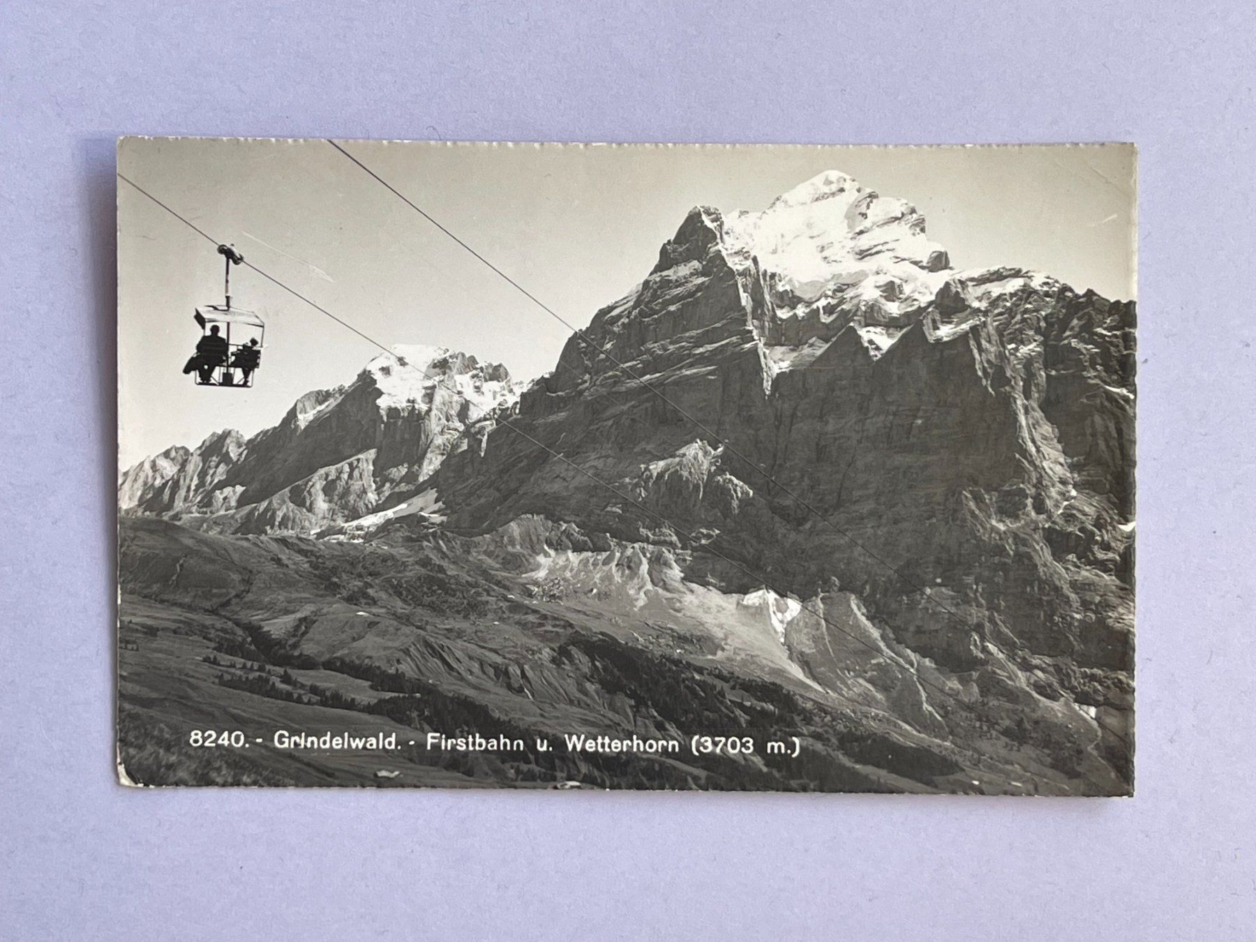 Cartoline postali: Grindelwald - Firstbahn und Wetterhorn – Usato da Steg VS venduto da _vinci_