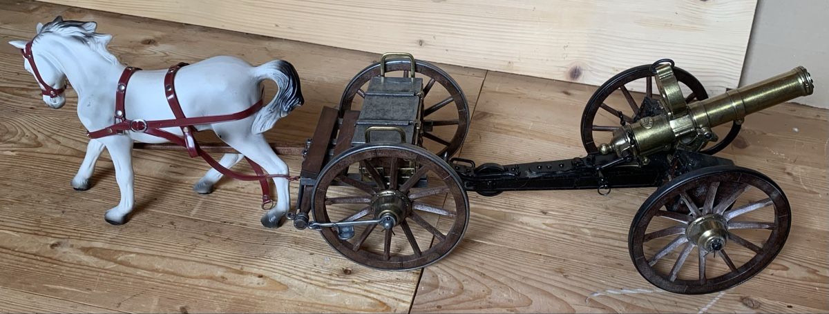 Kit di modellismo & Modellini statici: Modell einer gezogenen Schnellfeuerkanone – Usato da Goldingen venduto da Bergler012 1