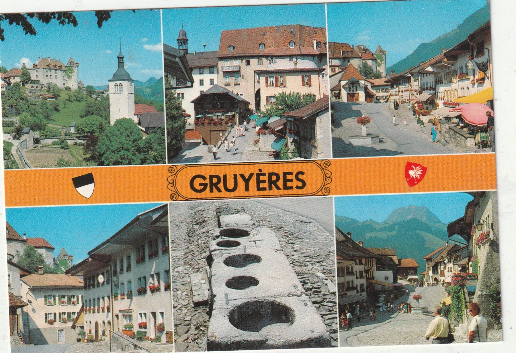 Ansichtskarten: Gruyeres MBK – Gebraucht aus Lumbrein von made02