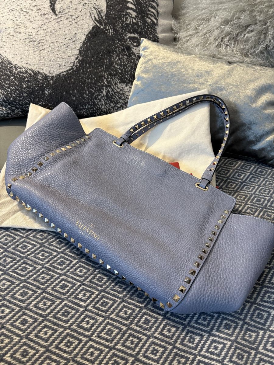 Valentino Taschen für Damen: Valentino Garavani - Rockstud Shopper Leder blau – Neu (gemäss Beschreibung) aus Rüttenen von Peace61 2