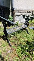 Gusseisen Gartentisch Gestell Verzierungen guter Zustand