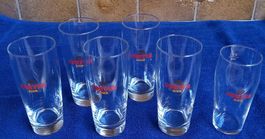 GURTEN - BIERGLÄSER, 6 Stk., nie gebraucht!