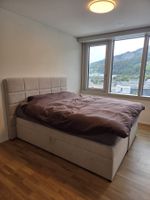 Boxspringbett beige mit Stauraum