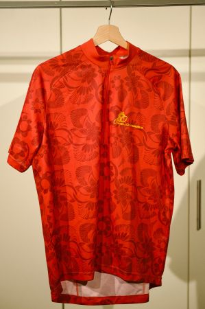 T-Shirt für Mountainbiker von BELOZERO in rot - Grösse L