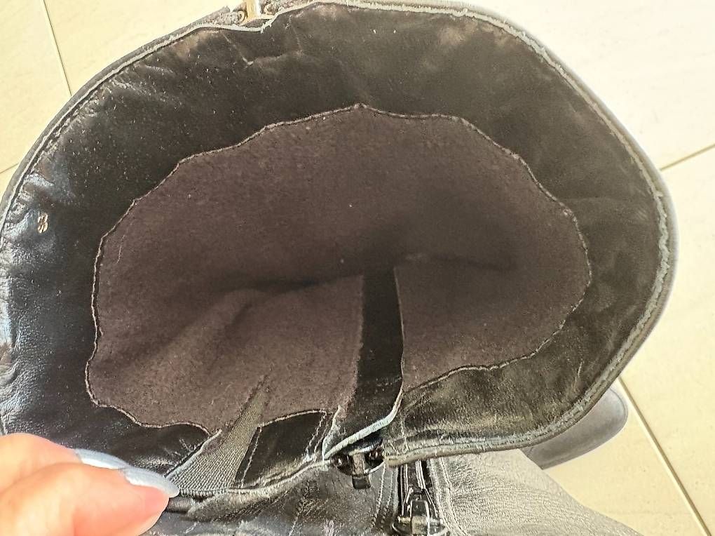 Damenschuhe: Schwarze Lederstiefel Gr. 36 – Gebraucht aus Willisau von ani_gtk8 4