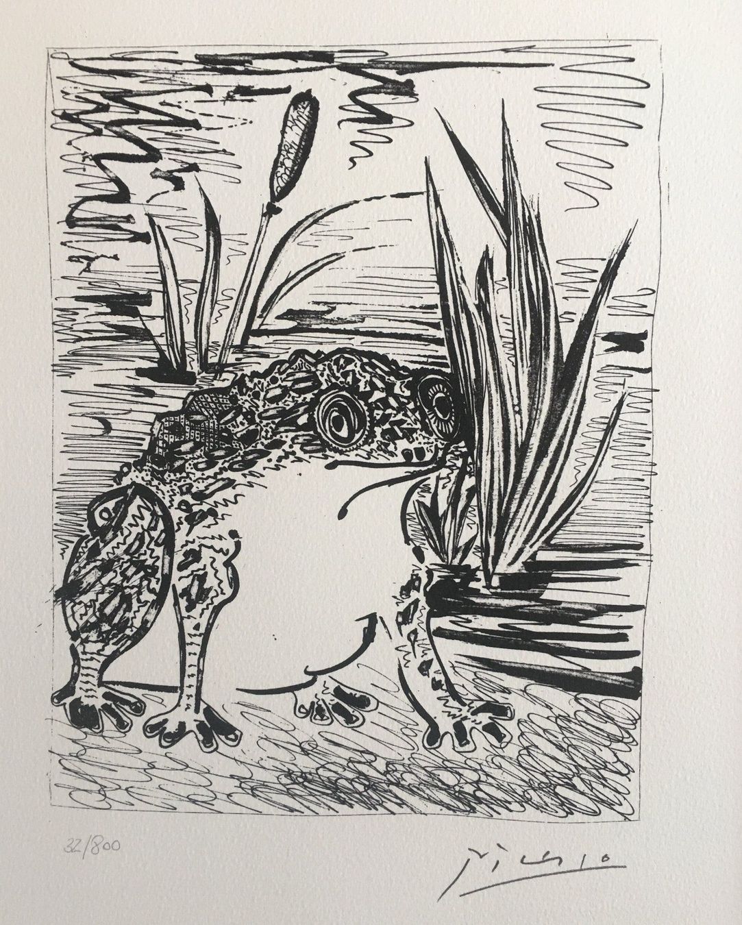 Grafica & Litografie: Pablo Picasso BUFFON ZYKLUS "Le Crapaud" – Usato da Nennigkofen venduto da Sommersonnen