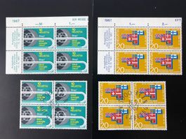 CH1967 - Zu 446-447 - Bloc de quatre o + **
