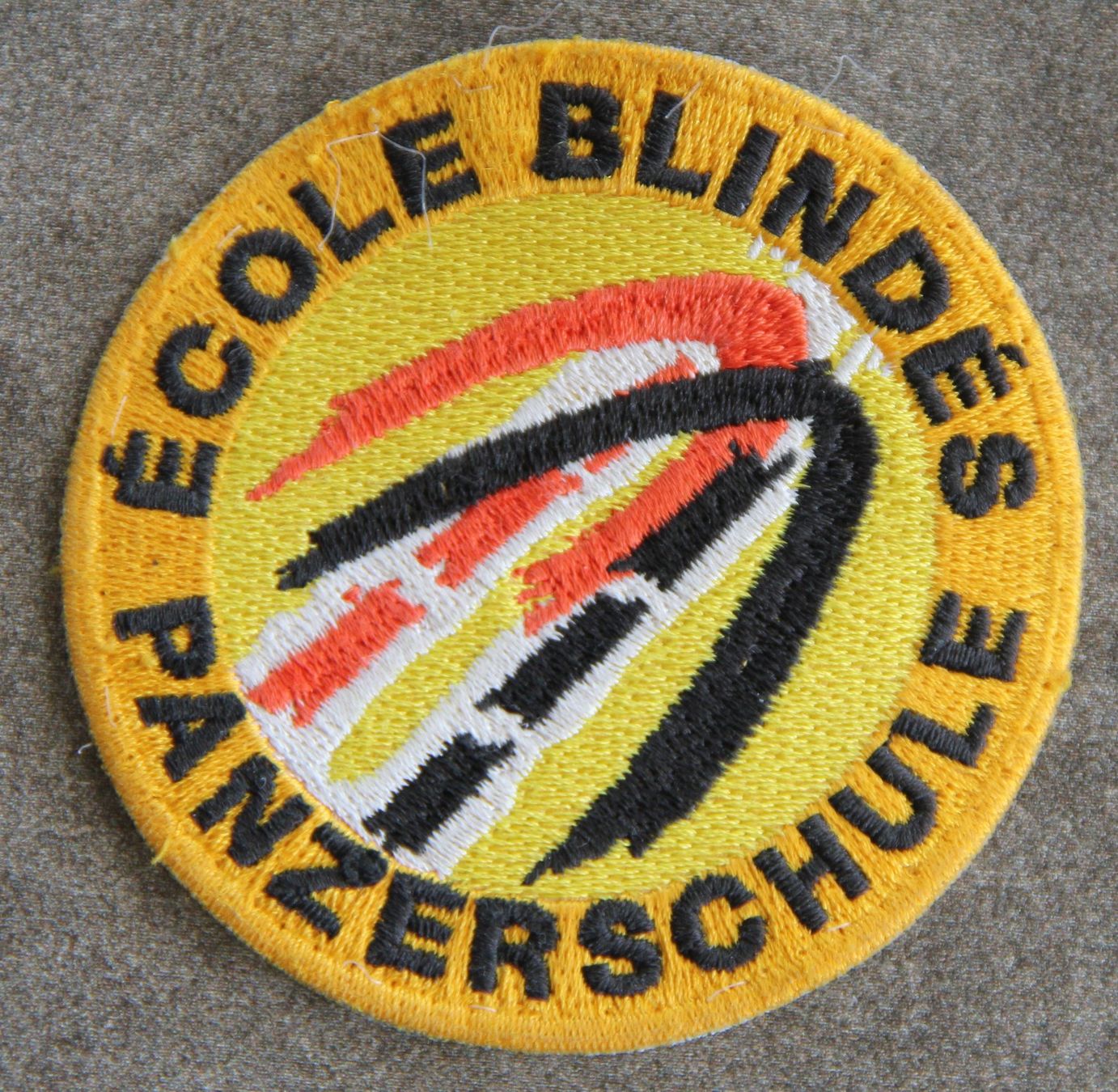 Schweizer Armee Placchette & Badge: Panzerschule, École Blindés, Badge – Usato da Belp venduto da Tomsek