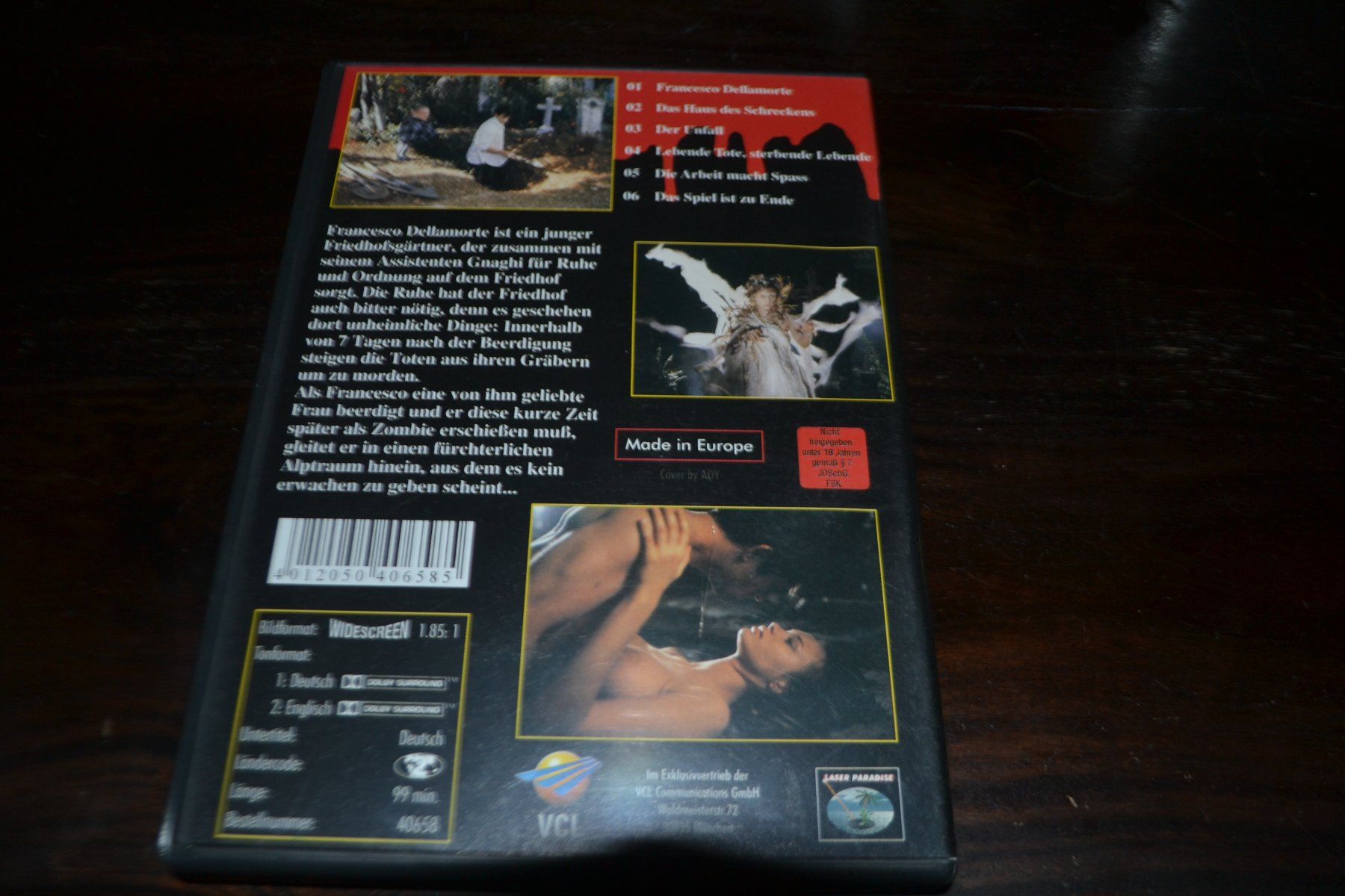 Tutti i DVDs: Della Morte Della Amore (DVD) – Usato da Laupen ZH venduto da chefdom 1