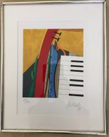 Kunstdruck "Klavier" 95 von 150 handsign. + dat. K.Korab 98