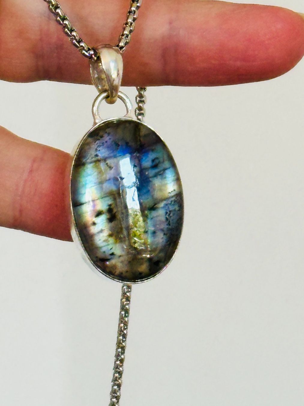 Catenine: Labradorite Gemstone Handmade Jewelry necklace – Nuovo e nell'imballaggio originale da Genève venduto da AGBERG 3