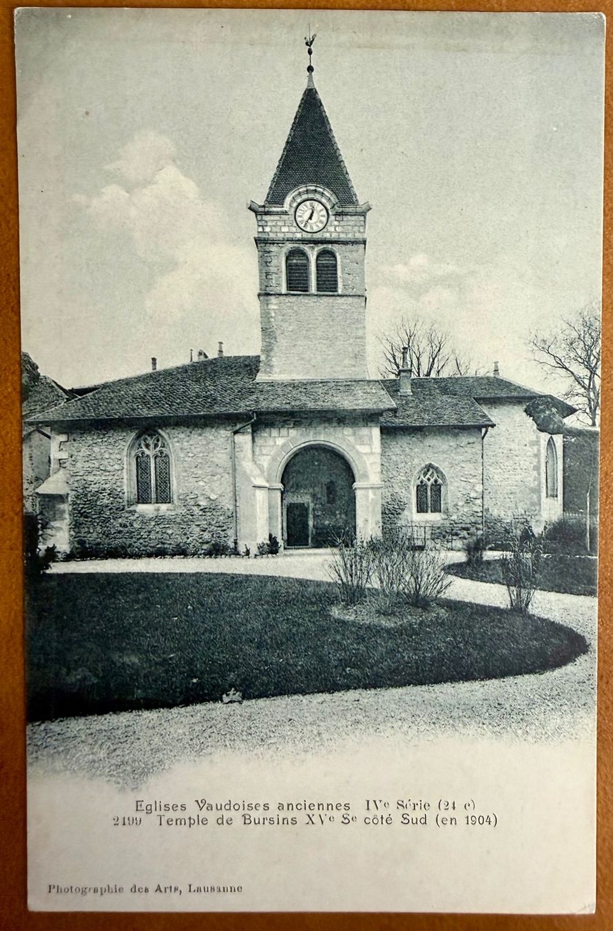 Ansichtskarten: Bursins - Le Temple – Gebraucht aus Lutry von Ediego