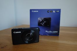 Canon Powershot S200 OVP - Schwarz