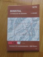 Landeskarte 1270 Binntal 1:25000 swisstopo Jahr 1977