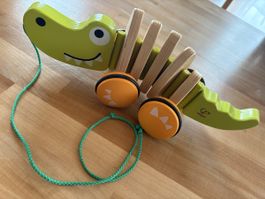 Holz Krokodil zum hinterher ziehen