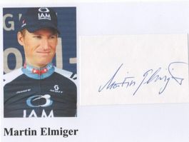 Autogramm von Ex-Radrennfahrer Martin Elmiger CH