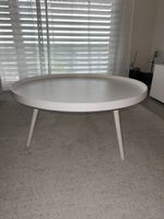 Table basse ronde blanche – Bon état