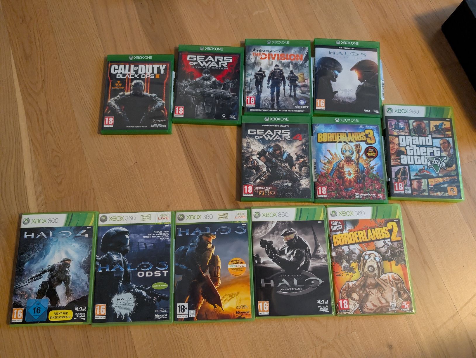 Microsoft Console: Xbox One mit 4 Controller und Spielen – Usato da Uster venduto da Jaschoo 1