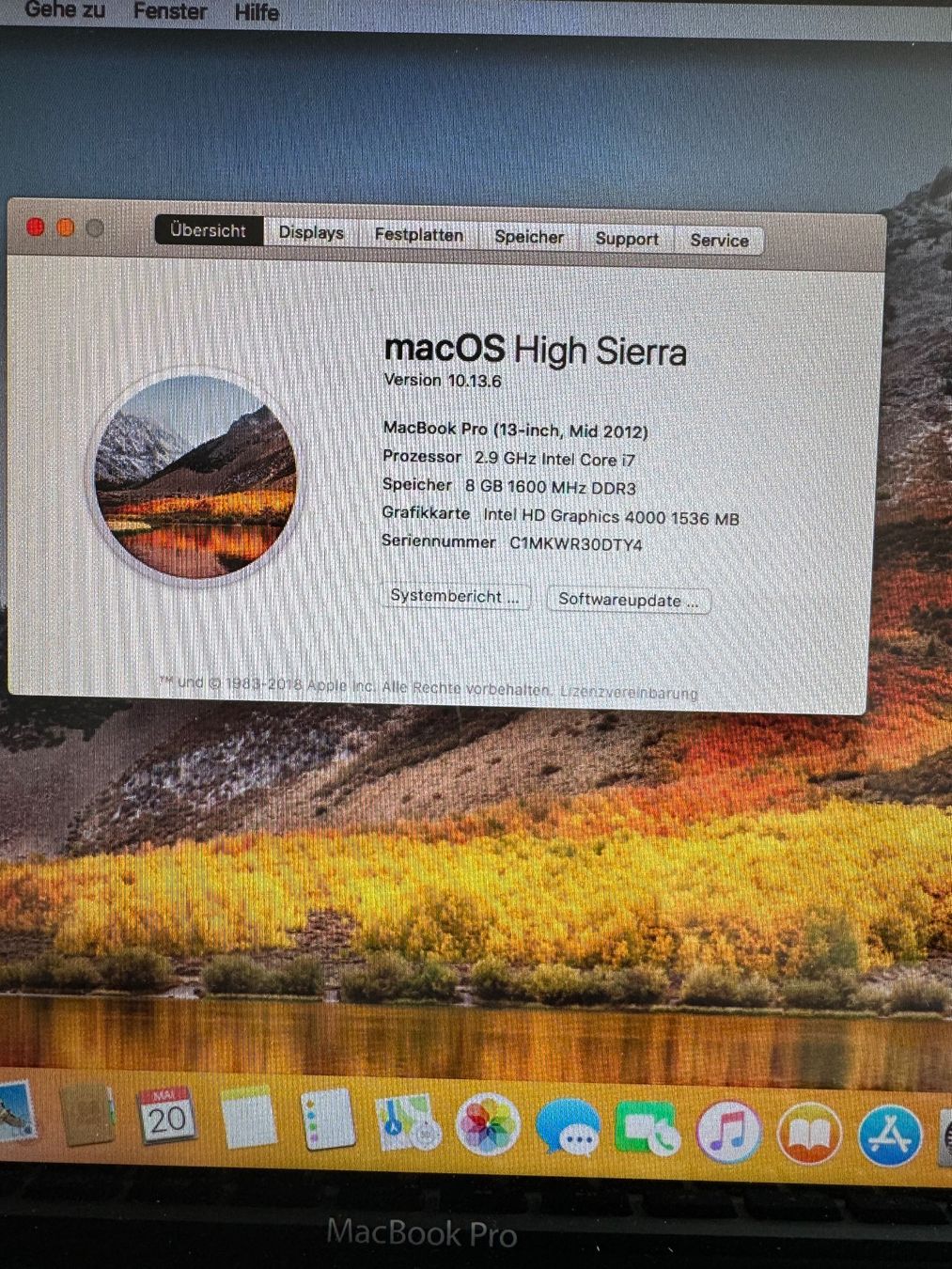 Apple Portables: MacBook Pro 13 – D'occasion à Adliswil par Busys 1