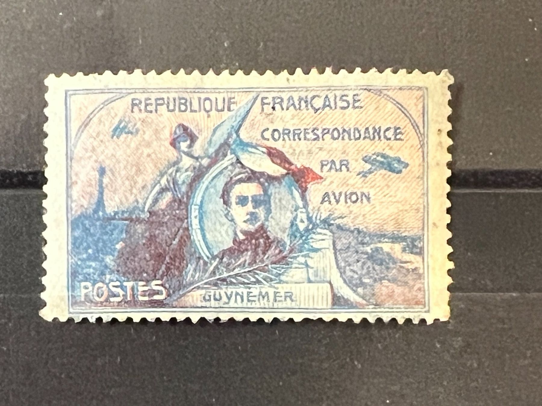 Tutti i francobolli: () Etiquette Guynemer Poste Aérienne 1920 Sans gomme – Usato da Lausanne venduto da ffhoud