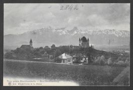 Thun gegen Stockhornkette Gewitterstimmung