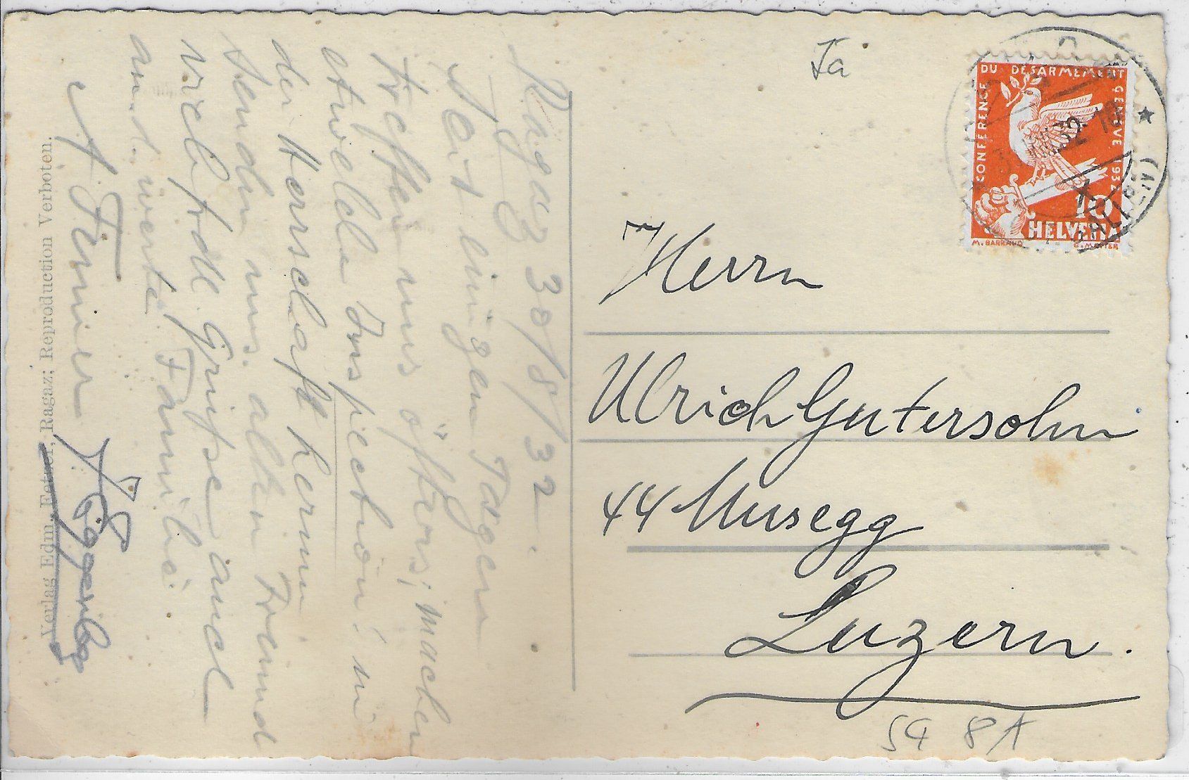 Cartoline postali: Bad Ragaz - Generalansicht – Usato da Ettingen venduto da Kartenplanet 1