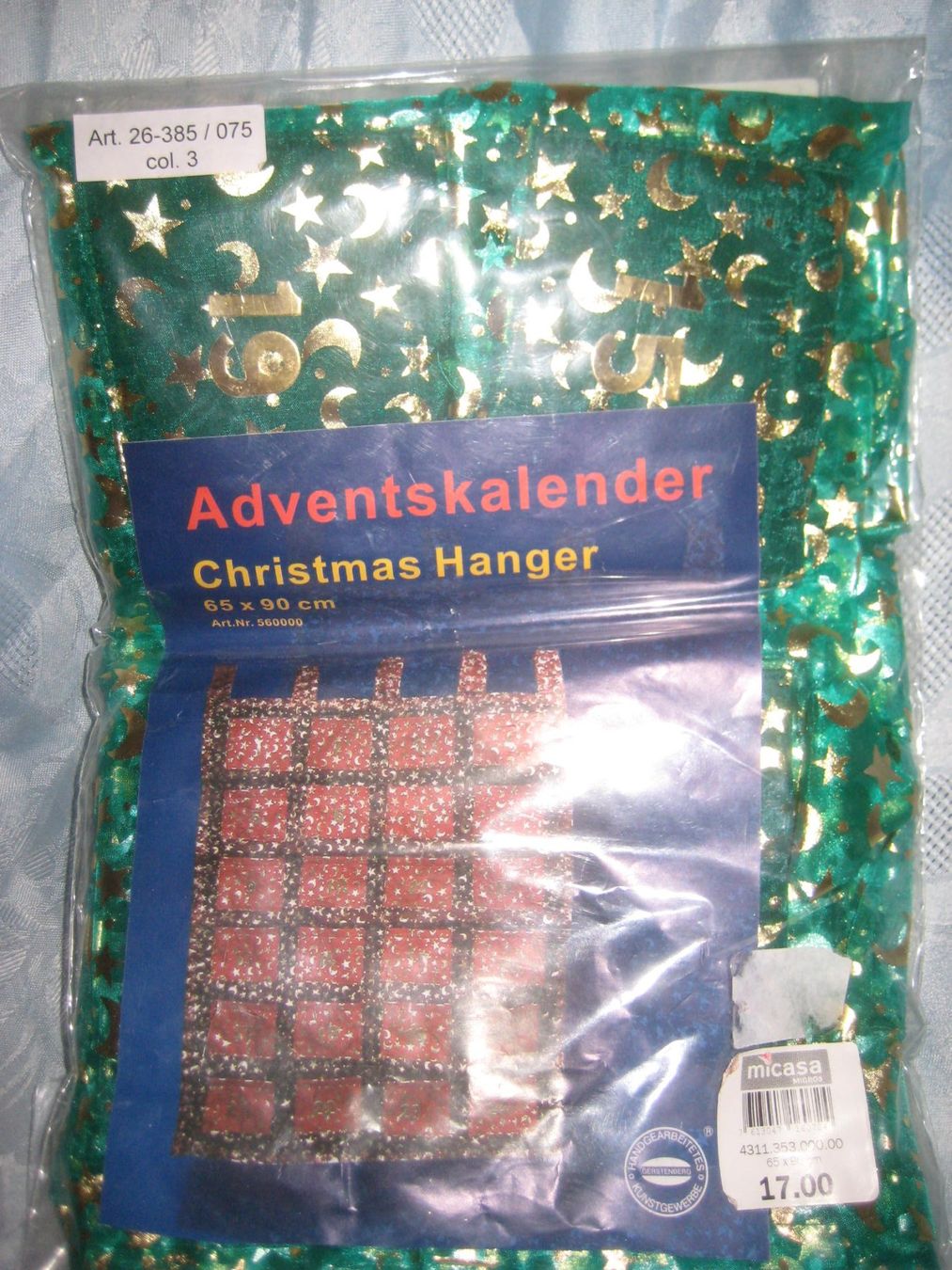 Kalender: WEIHNACHTS    STOFF   KALENDER – Neu und originalverpackt aus Uster von flocke1 1
