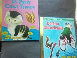 Lot de 2 livres enfants "Le Petit Chat Timide", "Docteur ...