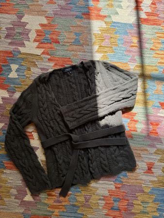 Max Mara Cardigan / Jacke aus 100% Kaschmir in dunkelgrün