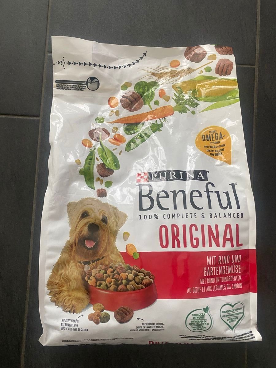 Mangimi: Purina Beneful Original Hundefutter mit Rind, GartenGemüse 2 – Nuovo e nell'imballaggio originale da Staad SG venduto da Malevi2