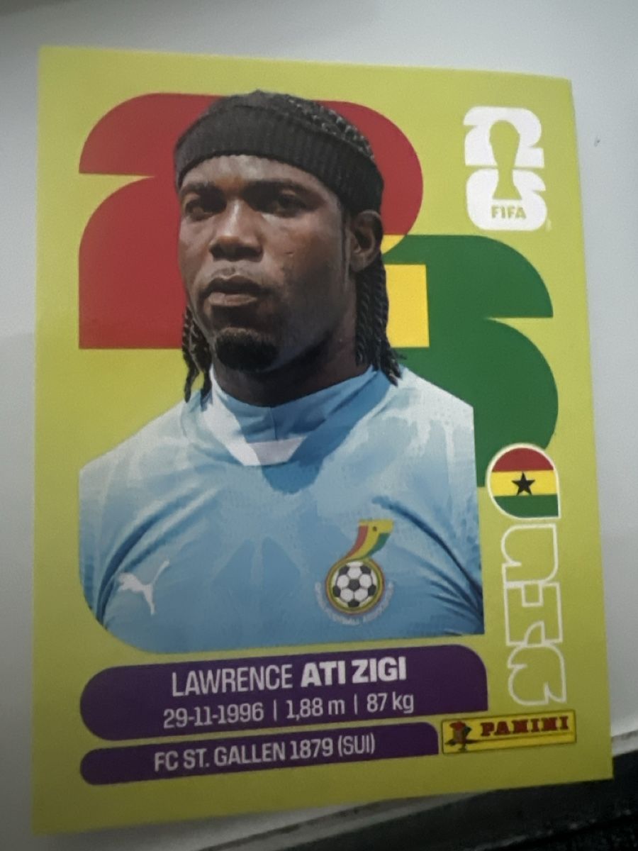 Panini Sammelbilder & Trading cards: Lawrence Ati Zigi – Neu (gemäss Beschreibung) aus Gränichen von aaraupaedle