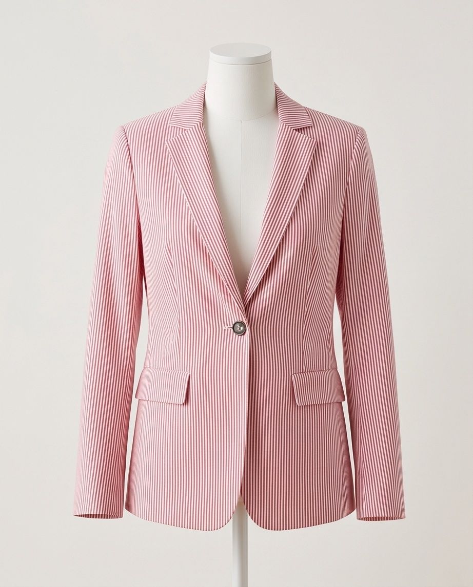 S.Oliver Vestes: S.Oliver blazer rayé rouge - neuf - taille 34 – Neuf avec emballage d'origine à Vuisternens-Romont par gol_xp6p 3