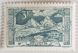 4044) 129, Gebirgslandschaft Mythen, postfrisch Kt. 2400.-