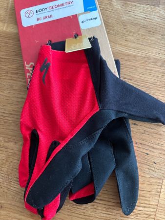 specialized gr XL Velohandschuhe neu rot
