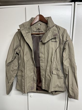 Equi-Theme  Reitsport Jacke, Regenjacke, beige
