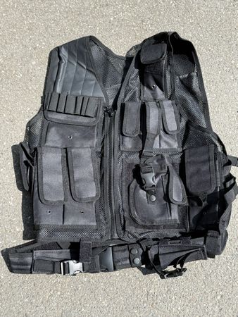 Taktische Weste schwarz Universal Grösse