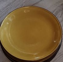 Rössler Dessertteller senffarben wie neu