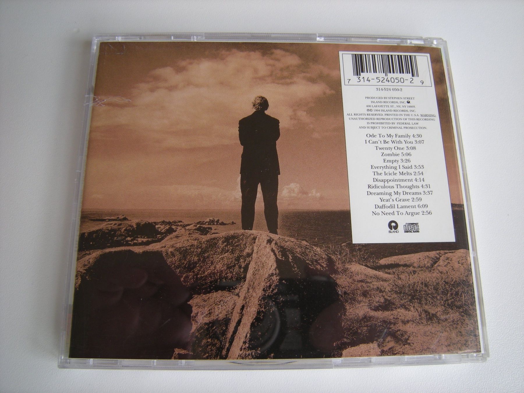 CD: THE CRANBERRIES - No need to argue – Usato da Basel venduto da Ceebee62 1