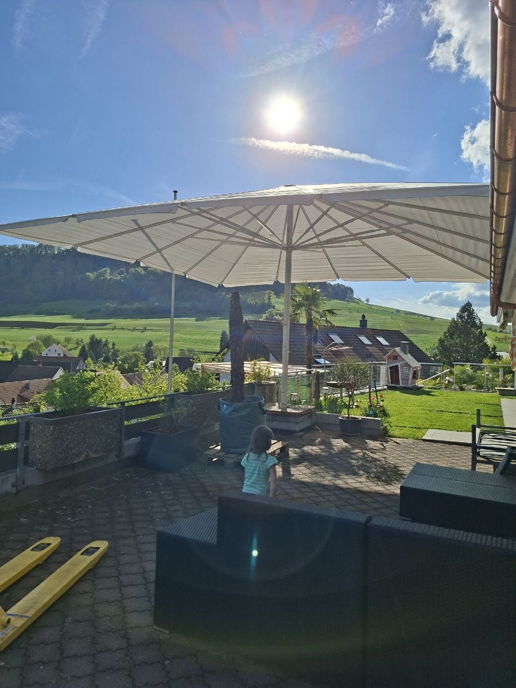 Glatz Ombrelloni: sonnenschirm glatz 7×7m – Usato da Hottwil venduto da friedli91