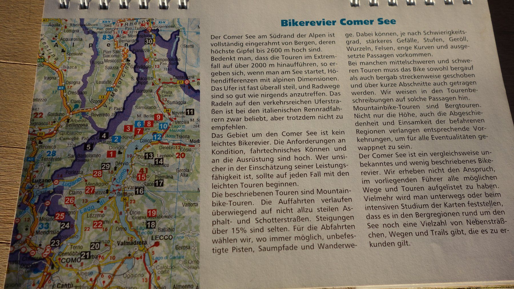 Libri: Bike Guide Comer See- VERSAND MÖGLICH – Usato da wolfhausen venduto da dynamik1971 7