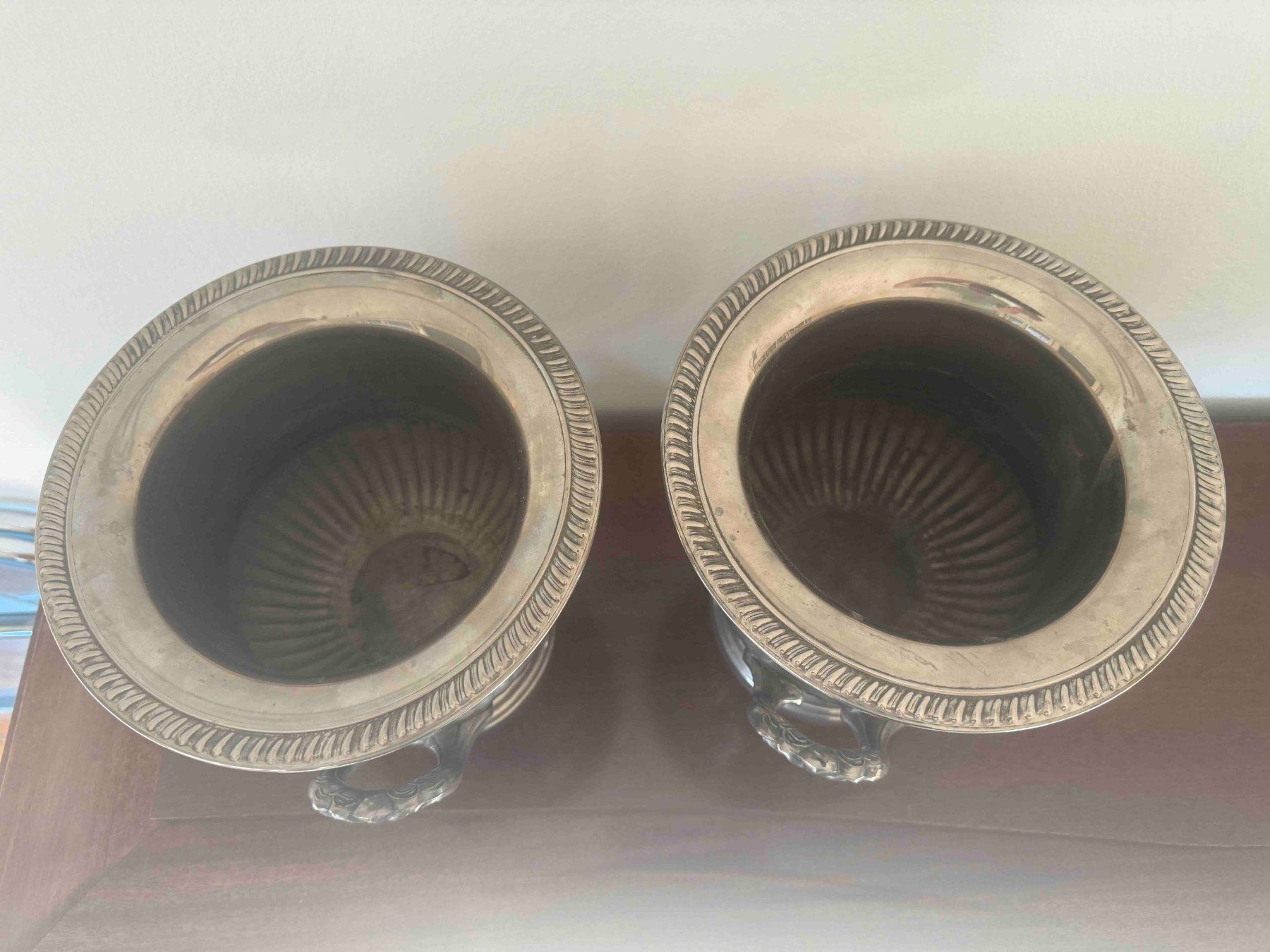 Autres: Champagnerkübel, 2 Stück, vintage. versilbert 1900er – D'occasion à Zürich par Concorde2313 2